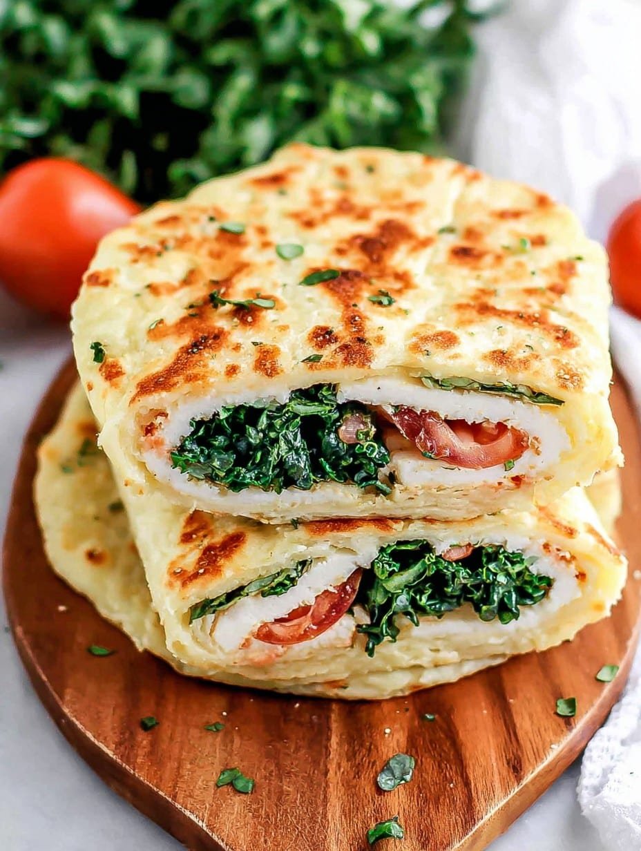 High Protein Cottage Cheese Flatbread