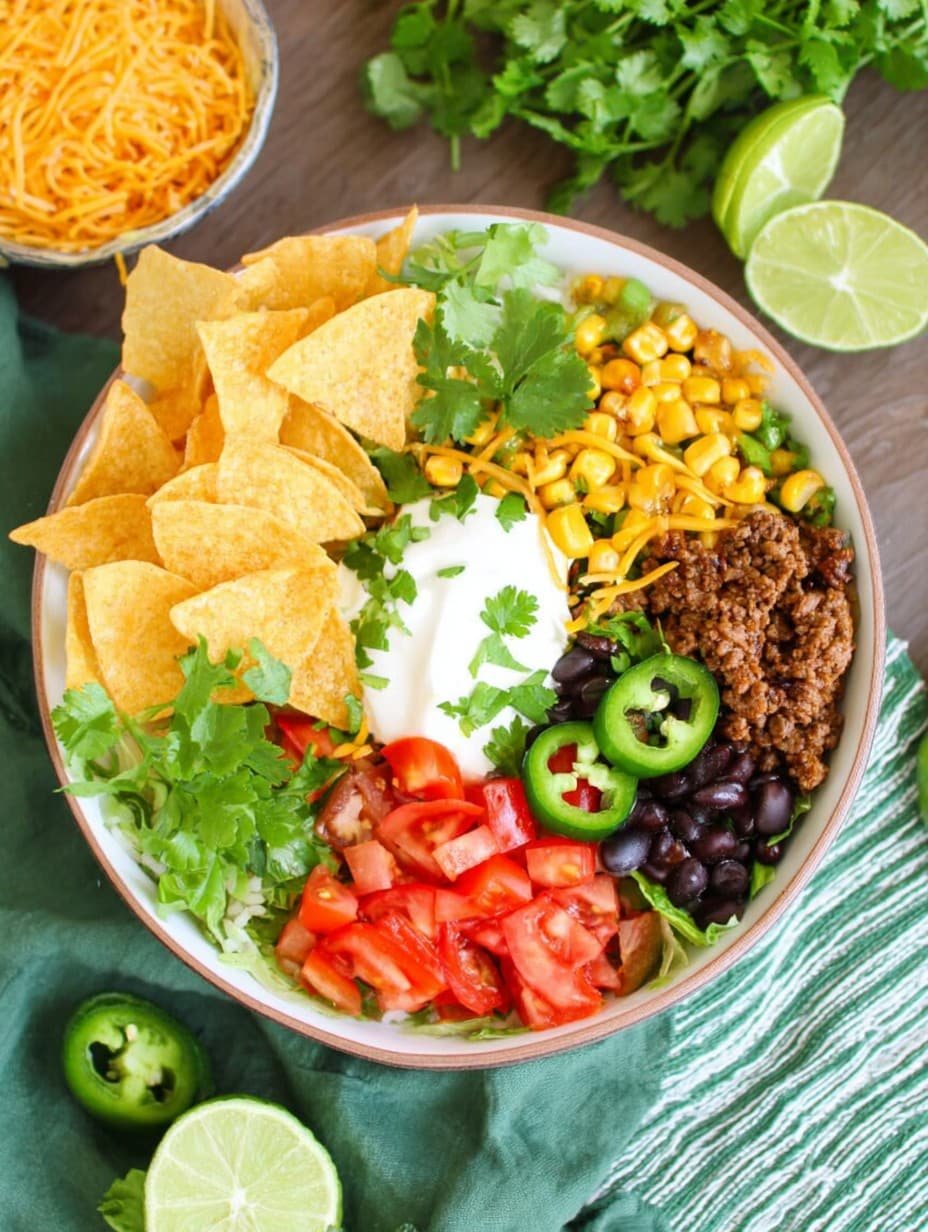 High Protein Easy Taco Bowl Recipe