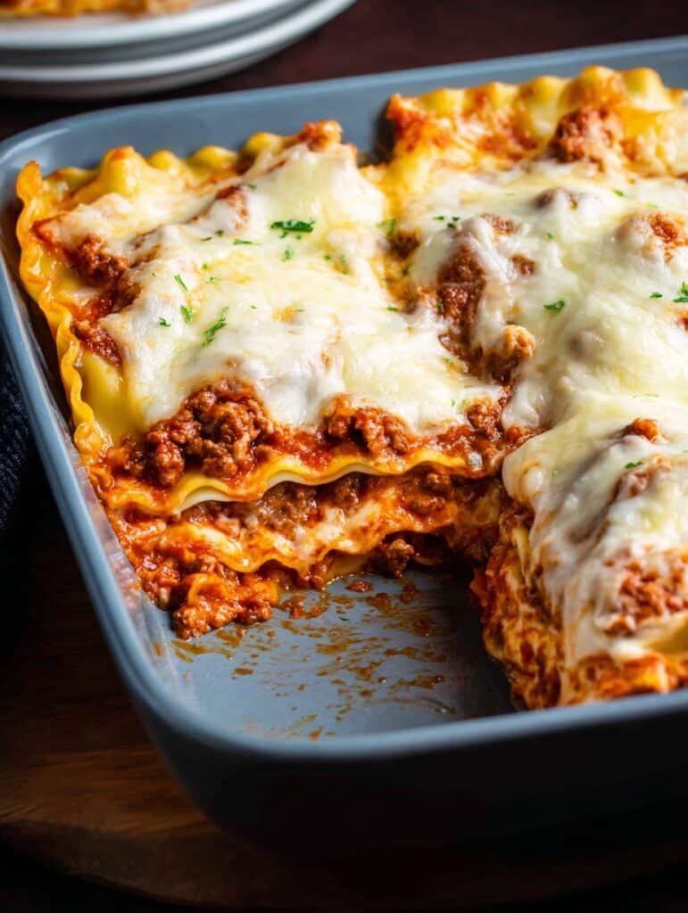 Lazy Ravioli Lasagna