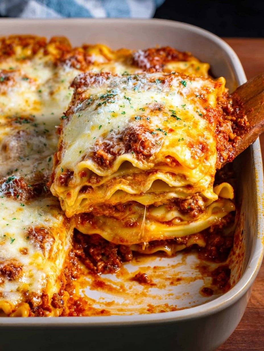 Lazy Ravioli Lasagna