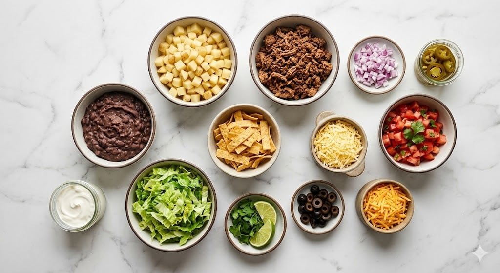 Loaded Potato Taco Bowl