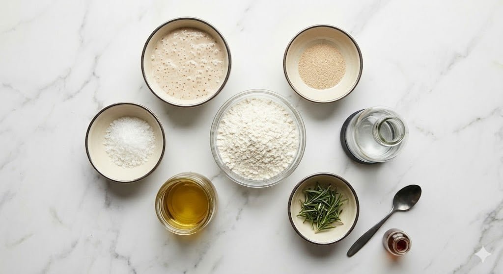 No-Fuss Sourdough Focaccia Bread