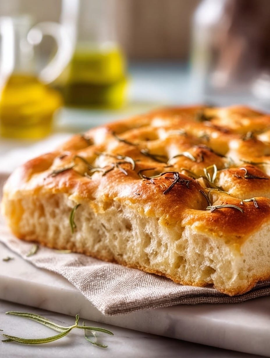 No-Fuss Sourdough Focaccia Bread