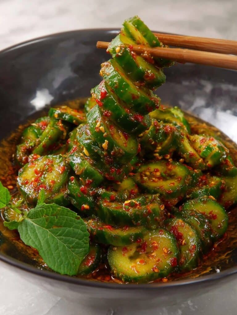 Oi Muchim (Korean Spicy Cucumber Salad)