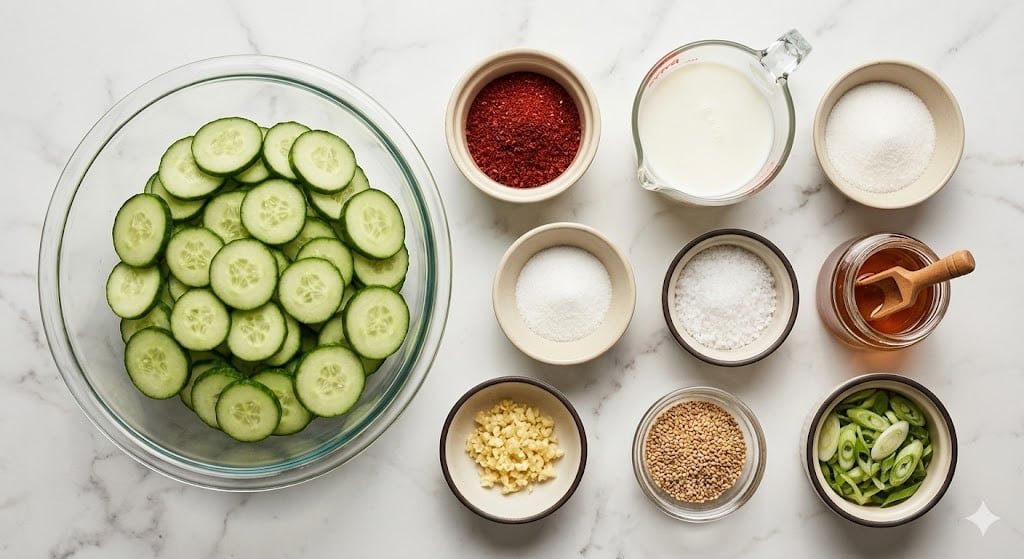 Oi Muchim (Korean Spicy Cucumber Salad)