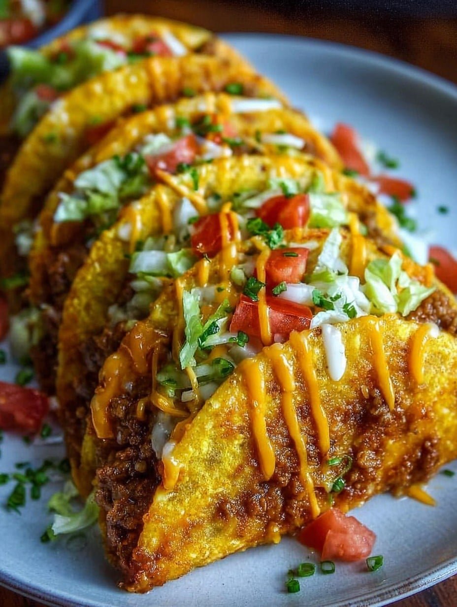 Oven-Baked Cheesy Tacos Recipe | Crispy Loaded Mexican Dinner 1 Oven-Baked Cheesy Tacos Recipe | Crispy Loaded Mexican Dinner