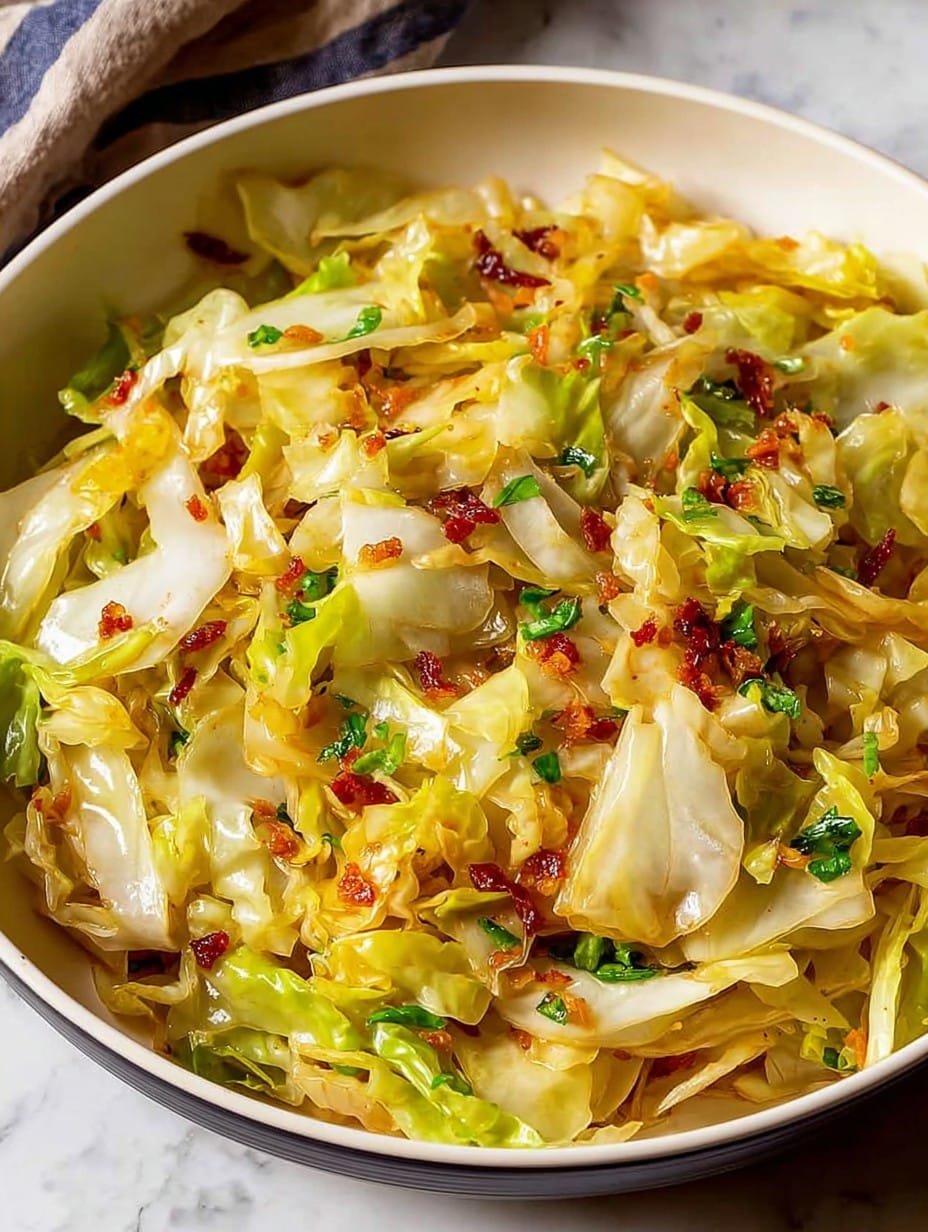 Quick Fried Cabbage - moanaskitchen