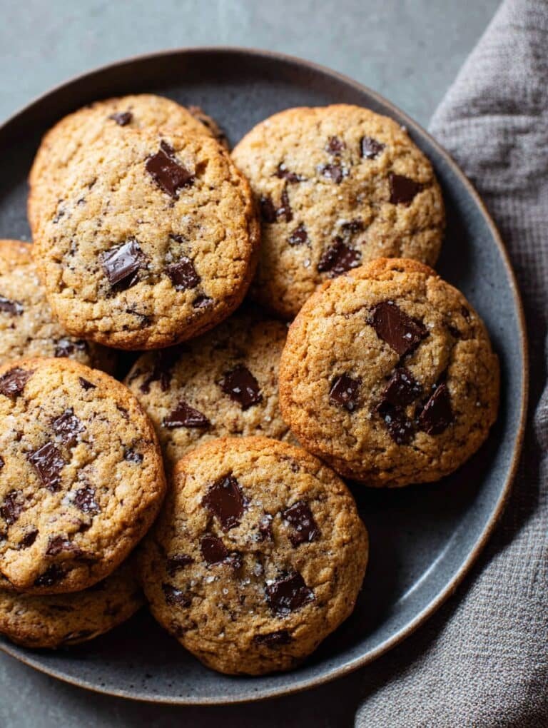 Rye Sourdough Discard Chocolate Chip Cookies