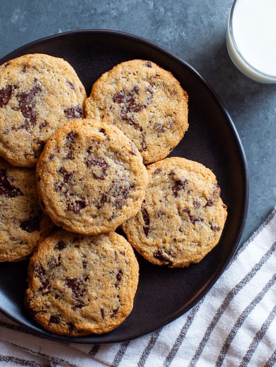Rye Sourdough Discard Chocolate Chip Cookies