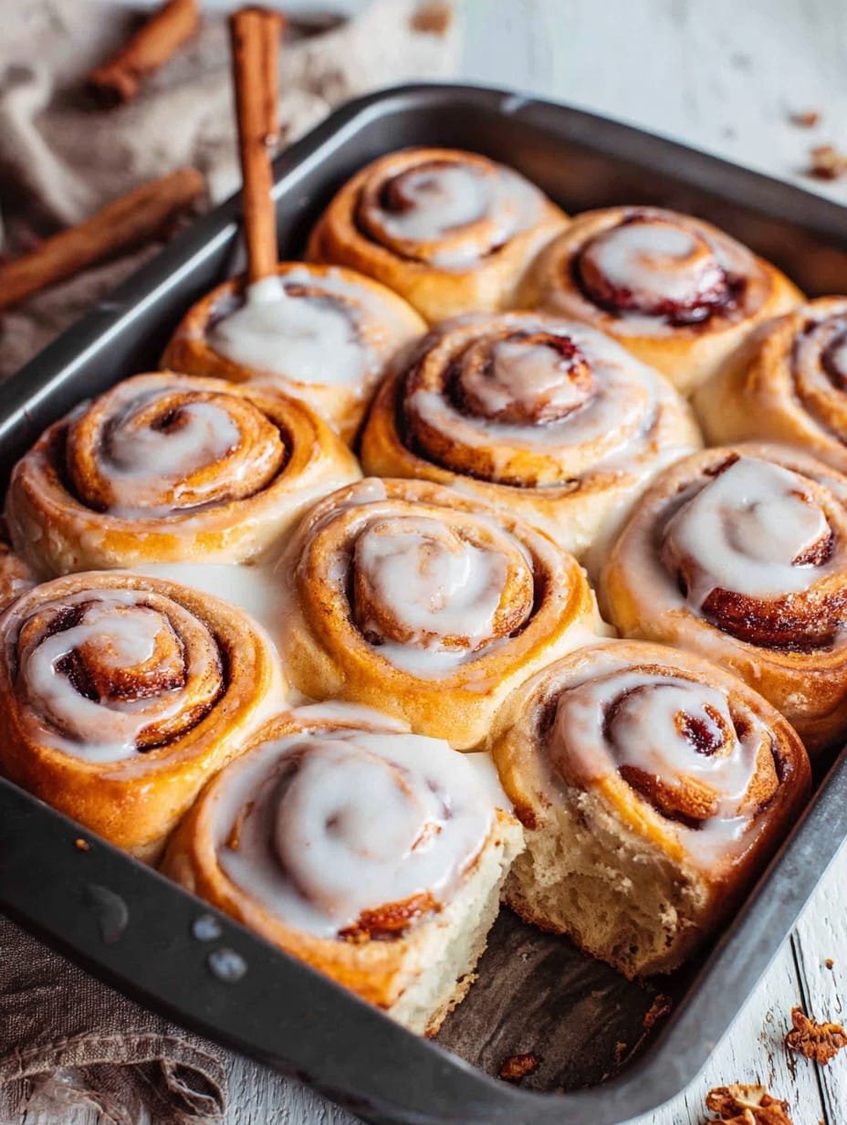 Sourdough Cinnamon Rolls with Maple Vanilla Glaze (vegan)