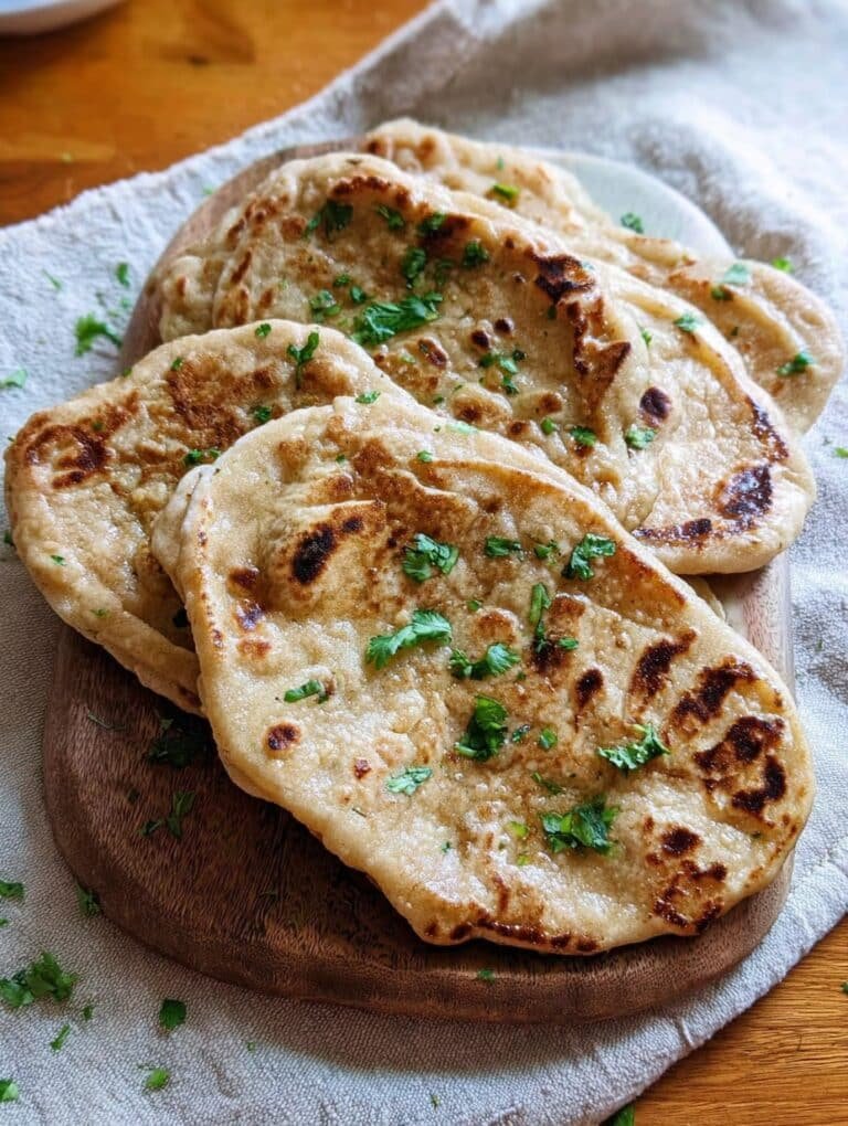 Sourdough Discard Naan