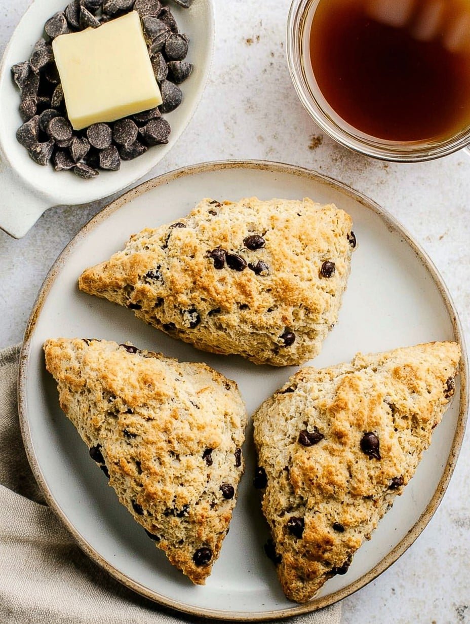 Sourdough Discard Scones with Chocolate Chips