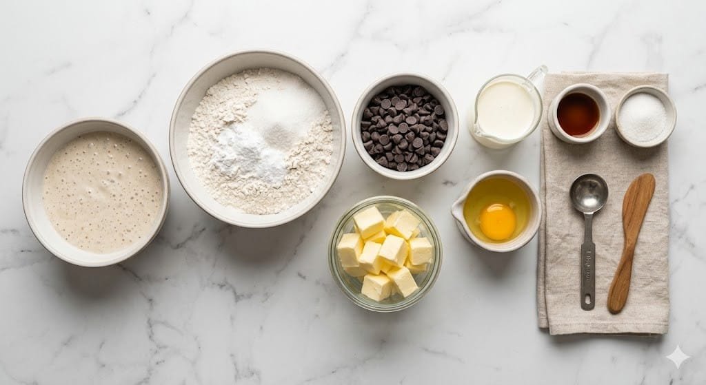 Sourdough Discard Scones with Chocolate Chips