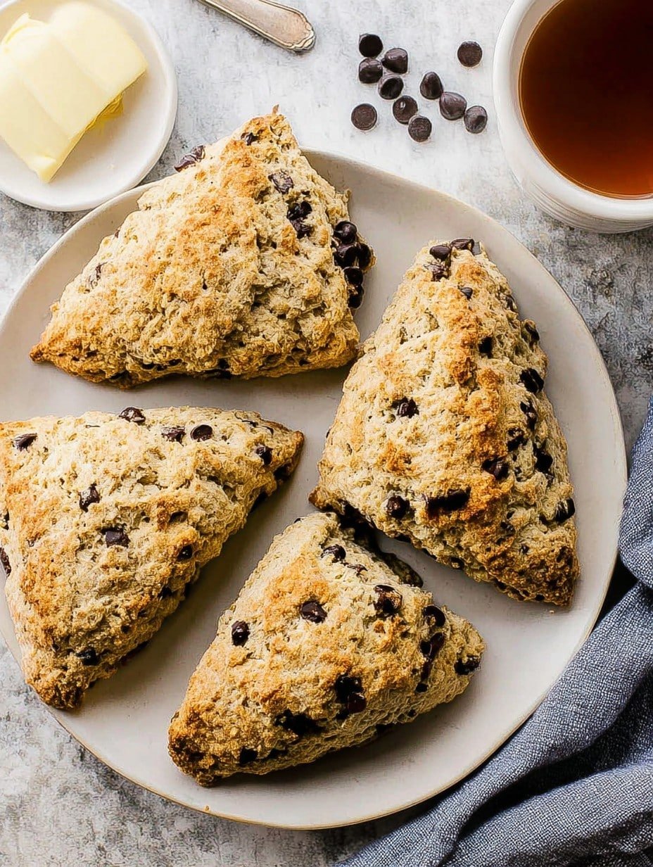 Sourdough Discard Scones with Chocolate Chips