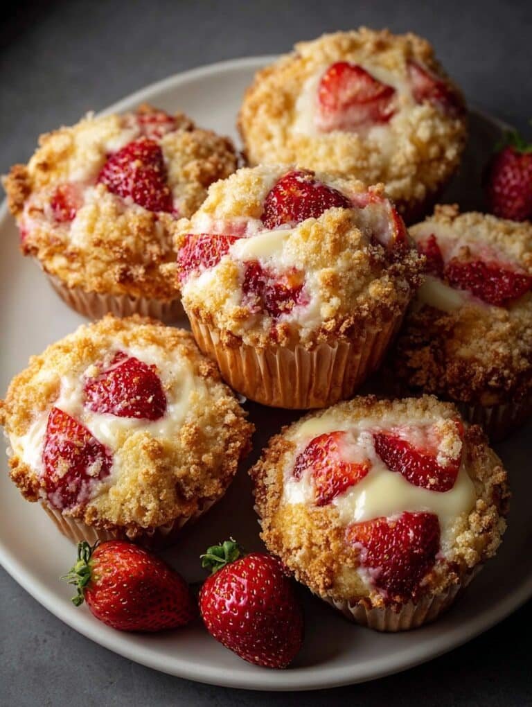 Strawberry Cream Cheese Muffins