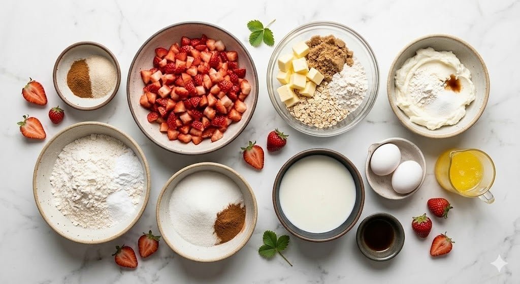 Strawberry Cream Cheese Muffins