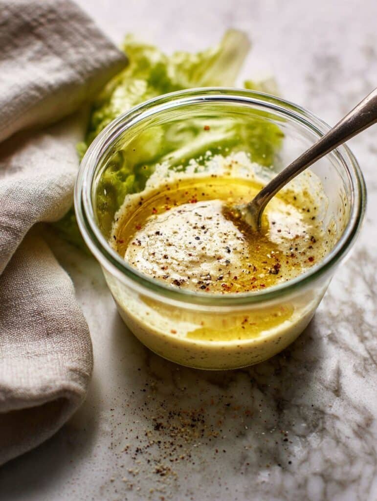 Ultimate Caesar Salad Dressing with Anchovy Paste