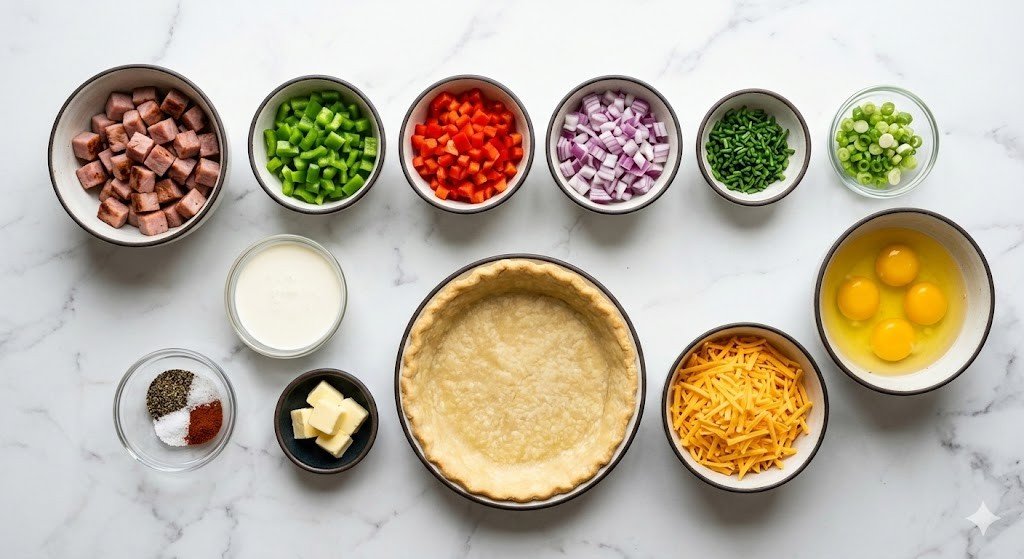 Western Omelet Quiche