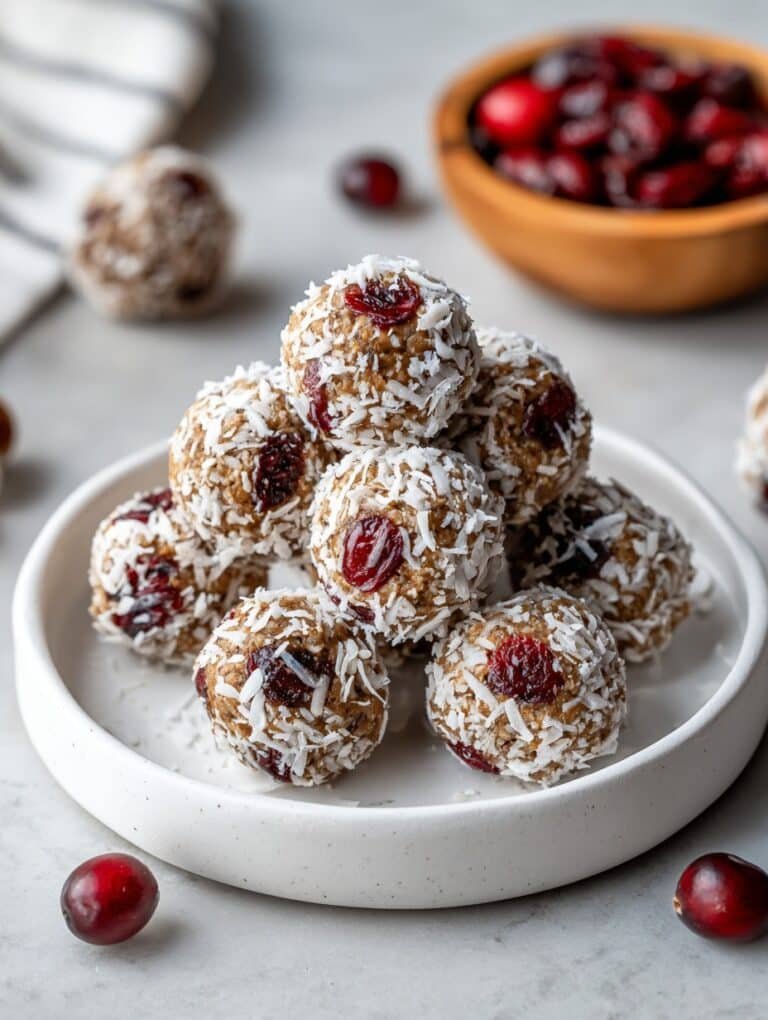 Cranberry Coconut Energy Balls