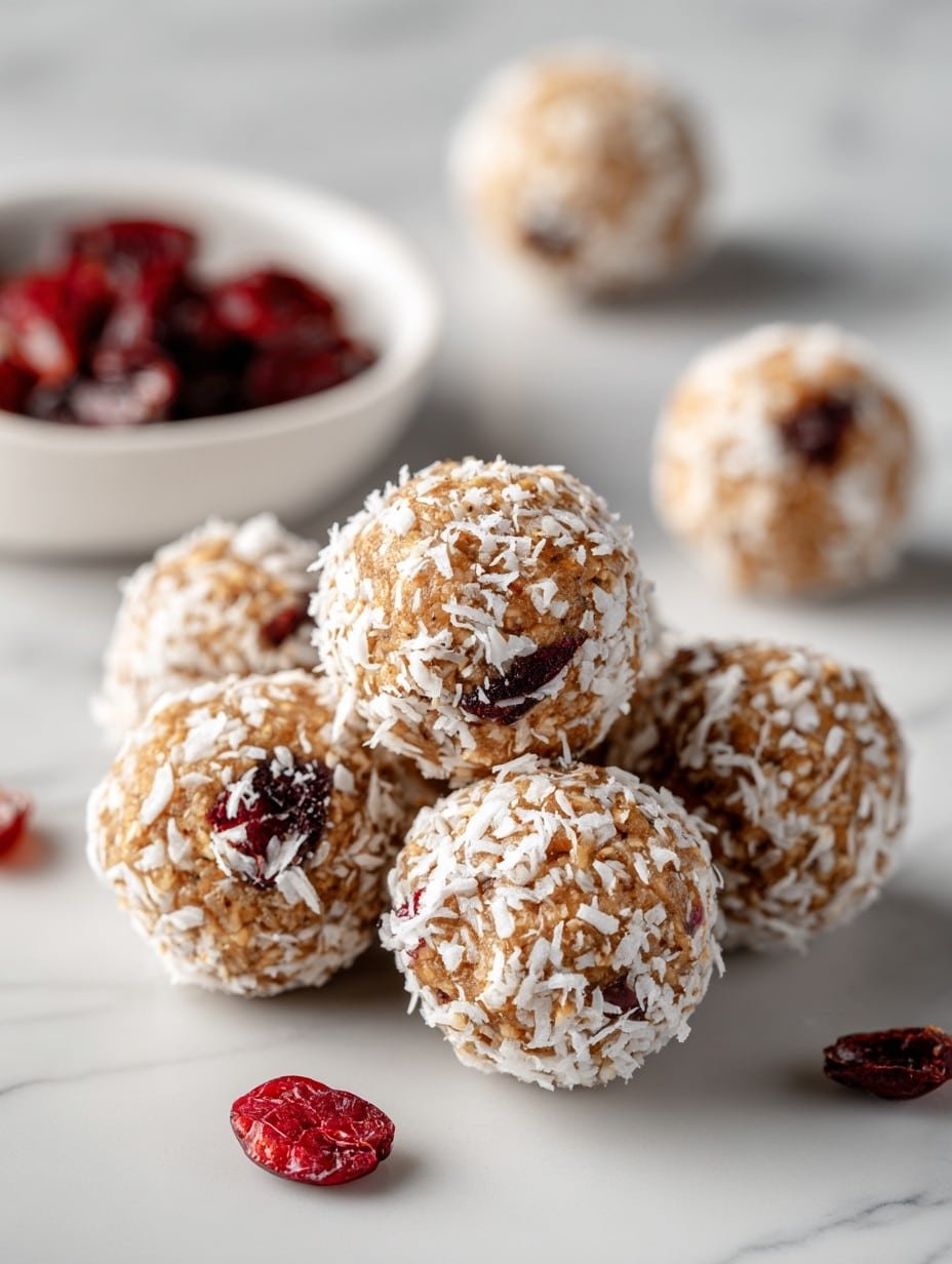 Cranberry Coconut Energy Balls