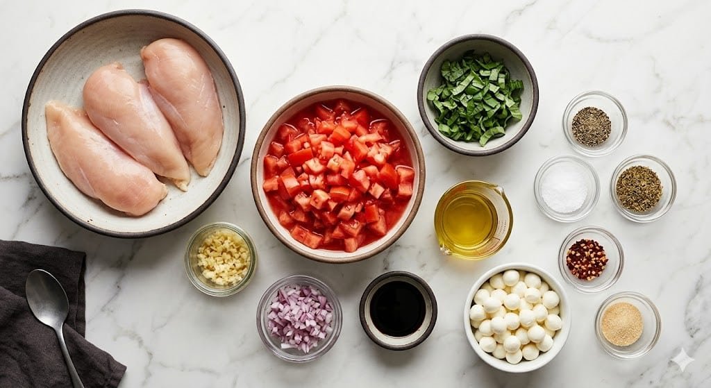 Crockpot Bruschetta Chicken