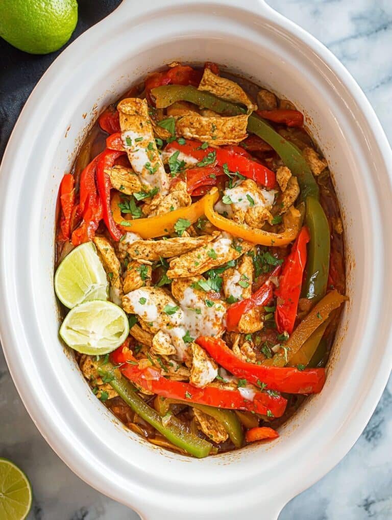Crockpot Chicken Fajitas Recipe