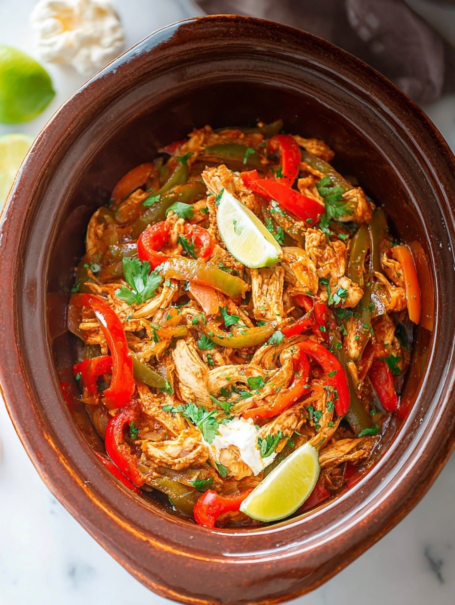 Crockpot Chicken Fajitas Recipe