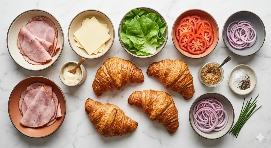 Croissant Sandwiches Recipe