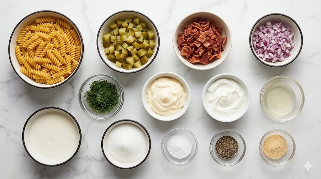 Dill Pickle Bacon Pasta Salad Recipe That Will Wow Your Taste Buds