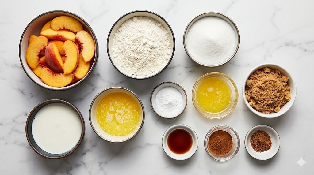 Easy Peach Cobbler Recipe