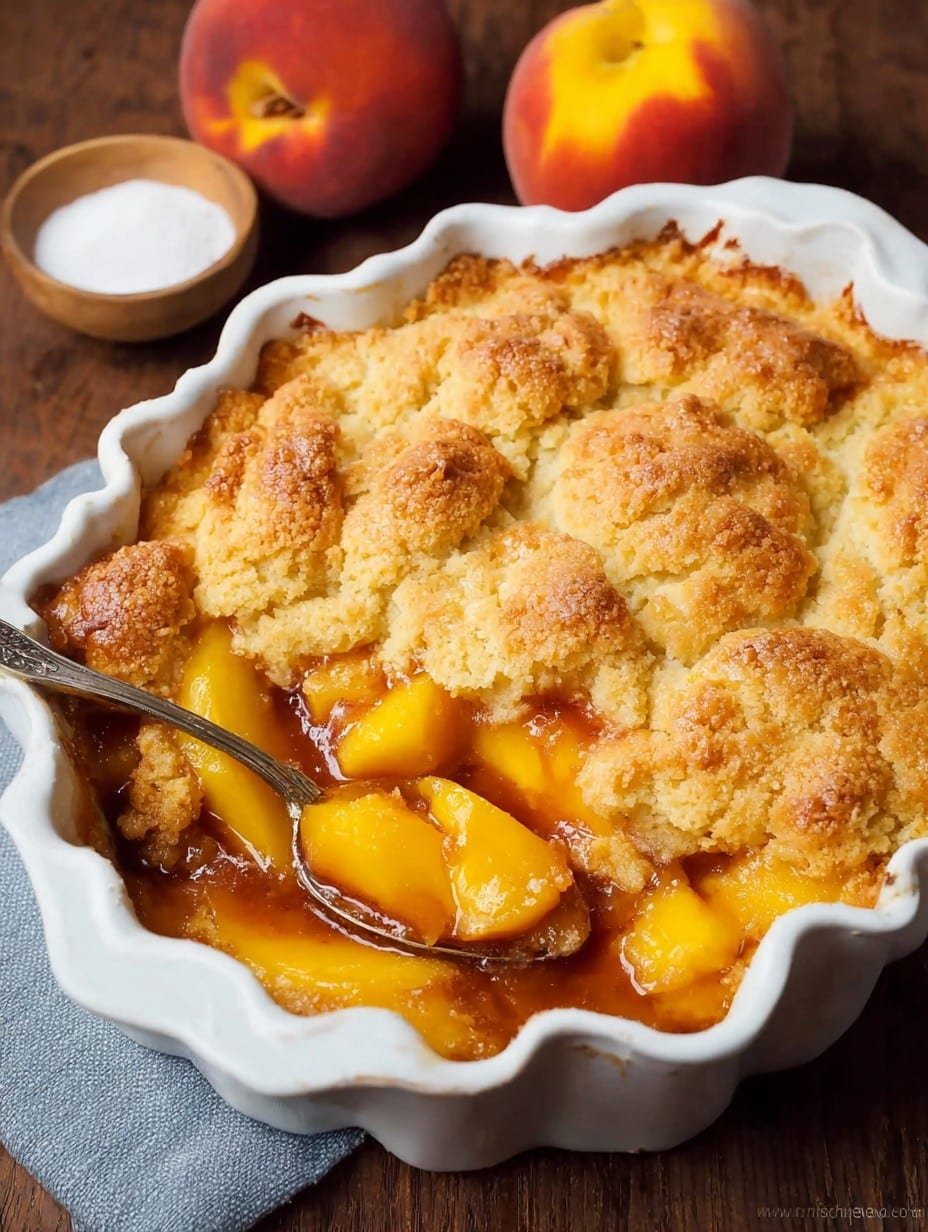 Easy Peach Cobbler Recipe