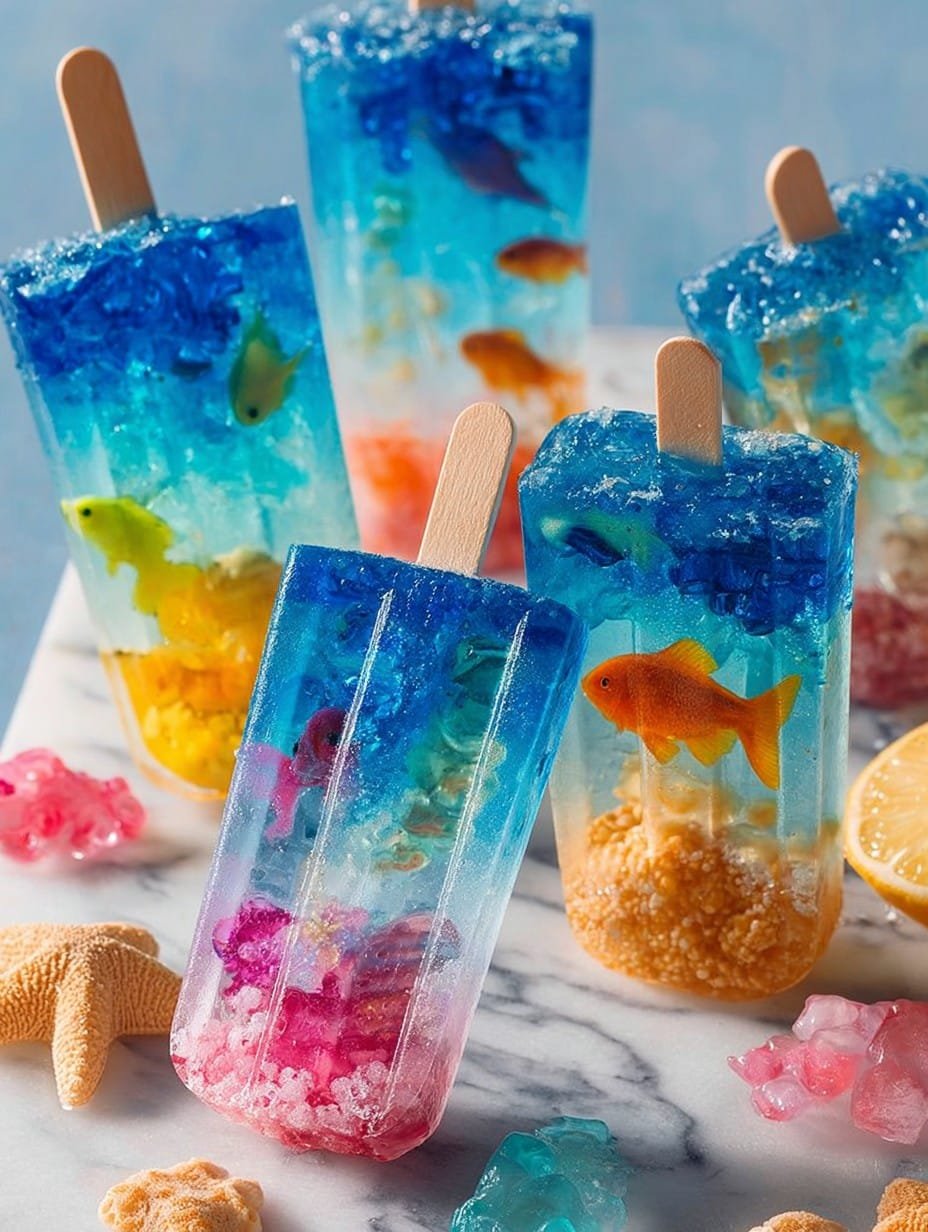 Edible Aquarium Popsicles