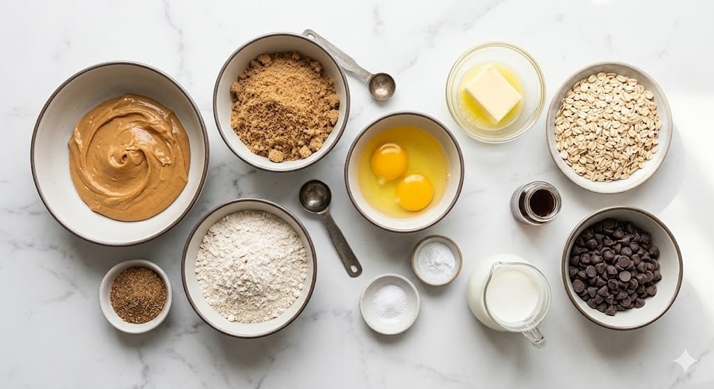 Flourless Peanut Butter Muffins