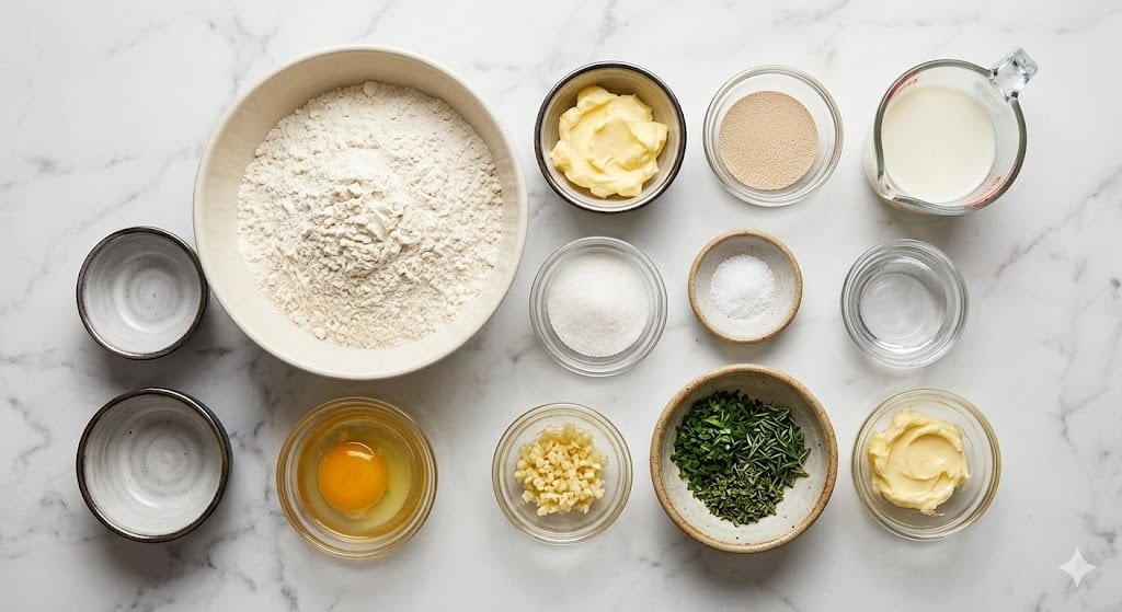 Herb Garlic Swirl Rolls