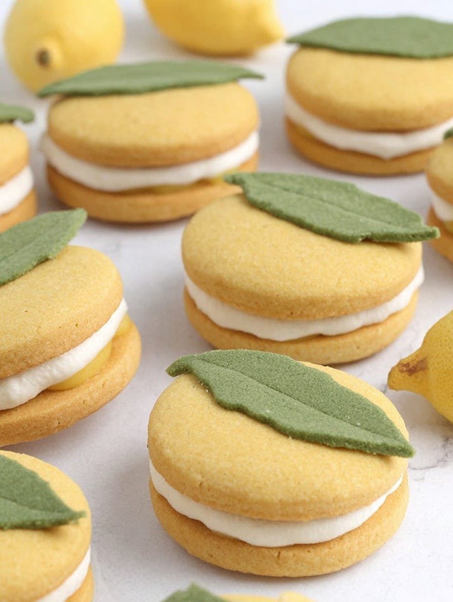 Lemon Sandwich Cookies With Lemon Curd (Vegan, Gluten Free) 1 Lemon Sandwich Cookies With Lemon Curd (Vegan, Gluten Free)