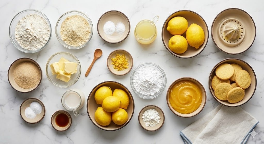 Lemon Sandwich Cookies With Lemon Curd (Vegan, Gluten Free)