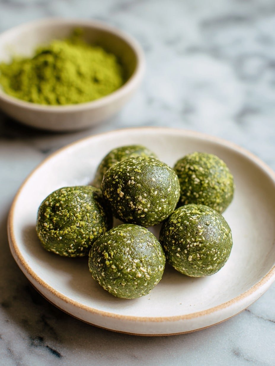 Matcha Green Tea Energy Balls