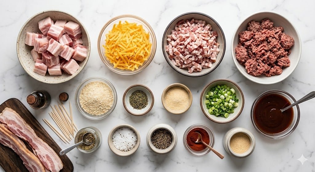 Mini Bacon Bomb Sticks - bigBBQ