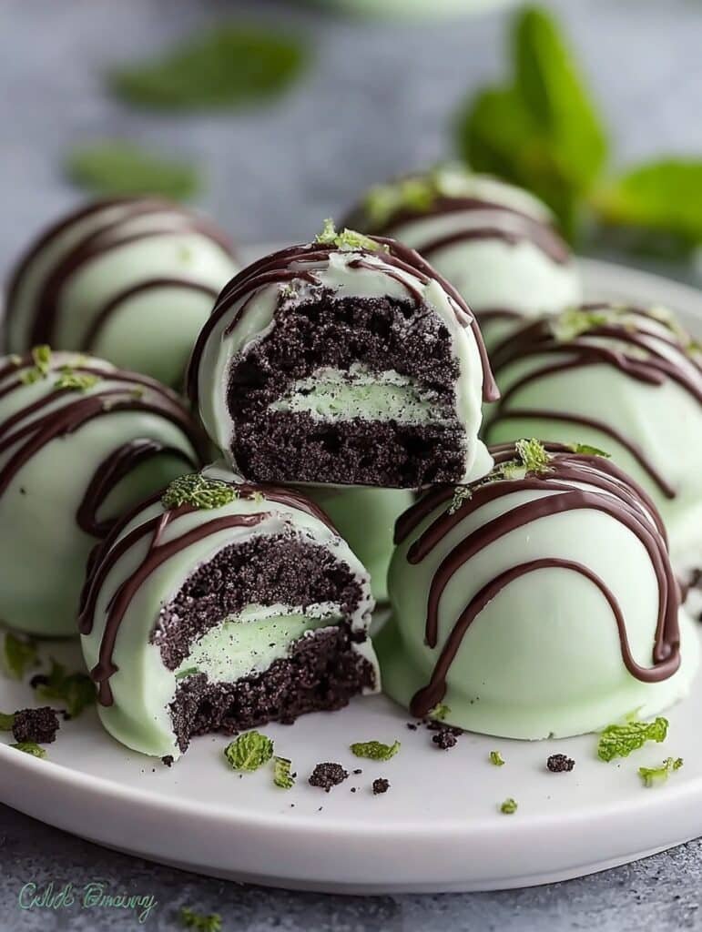 Mint Oreo Truffles