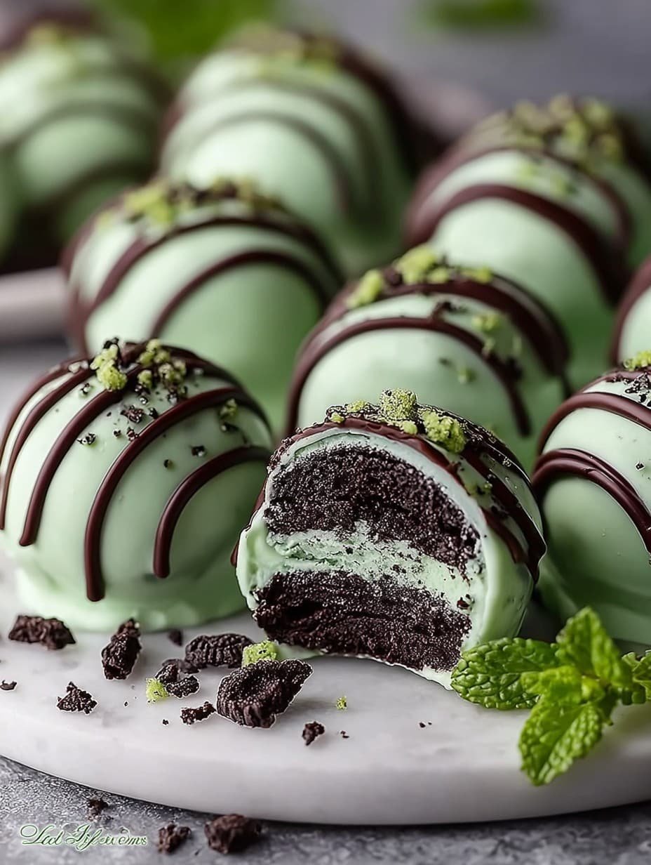 Mint Oreo Truffles