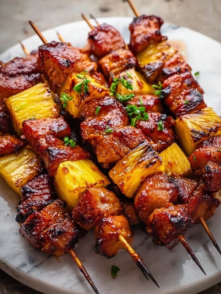 Pineapple BBQ Pork Skewers: A 15-Minute Grilling Dream