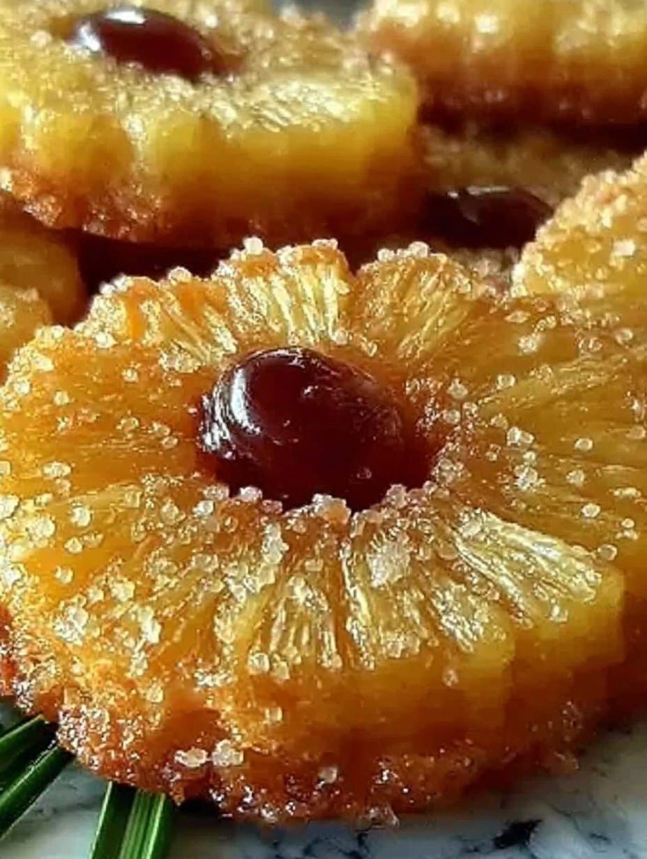 Pineapple Upside Down Sugar Cookies That Delight Every Bite