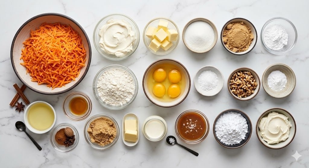 Salted Caramel Carrot Cake with Cream Cheese Frosting