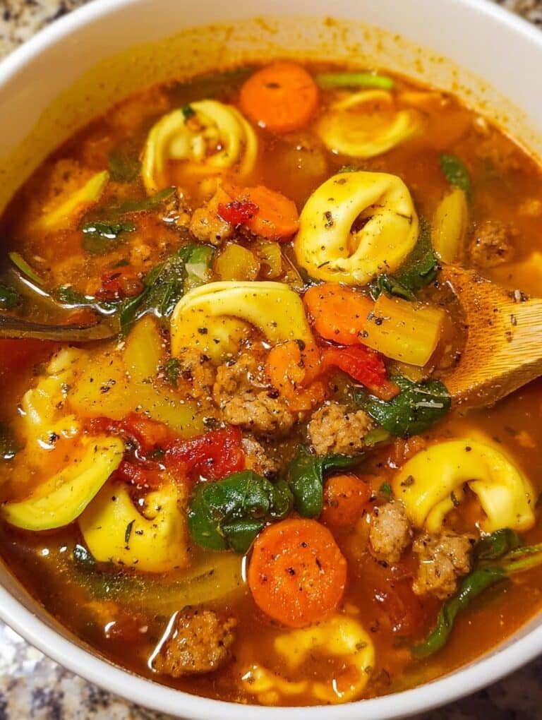 Sausage Tortellini Soup