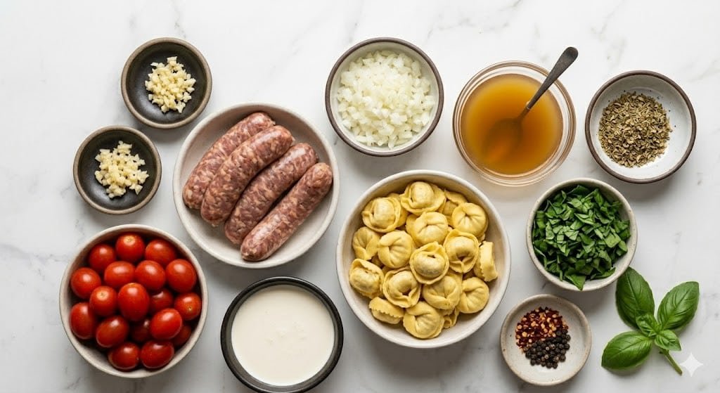 Sausage Tortellini Soup