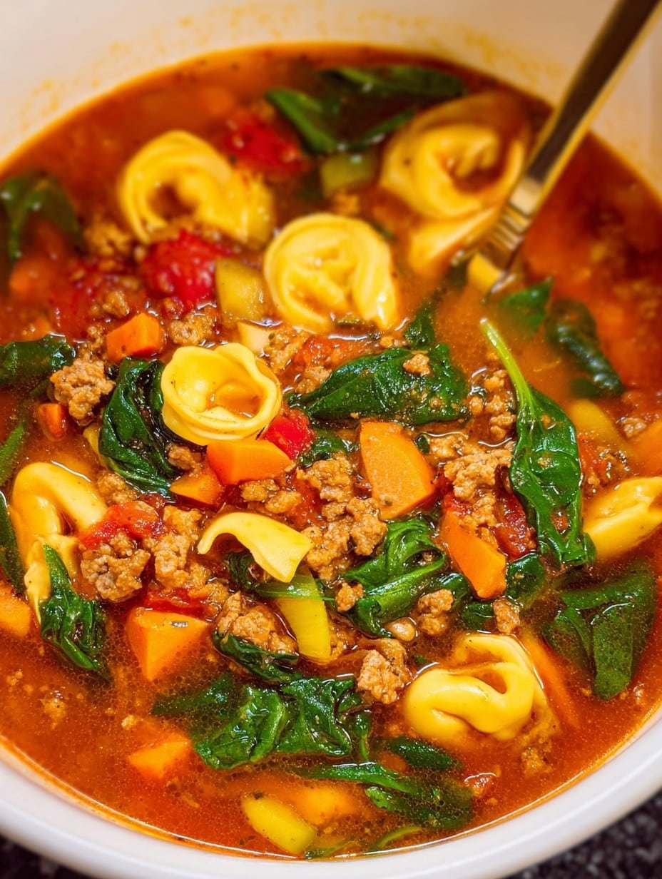 Sausage Tortellini Soup