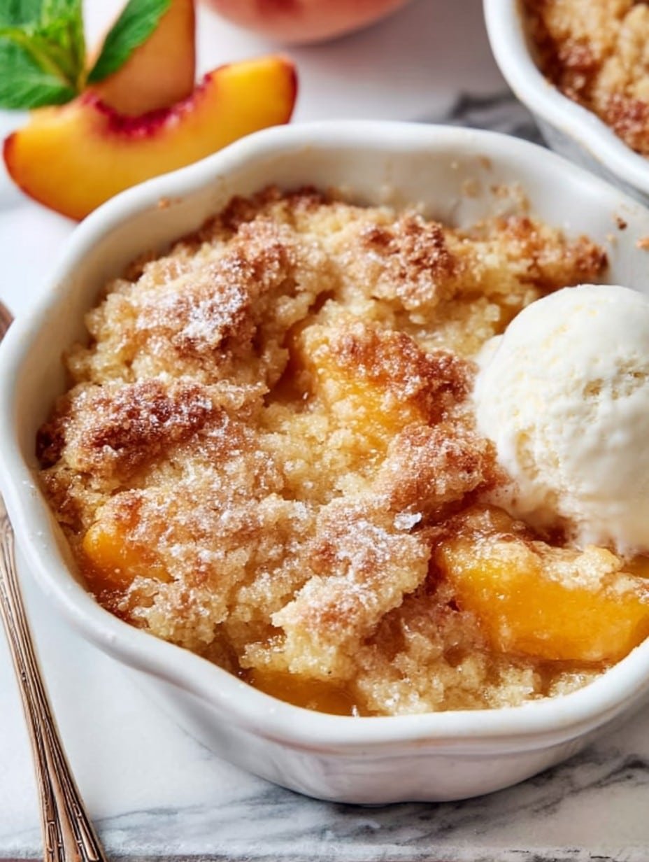 Southern Peach Cobbler