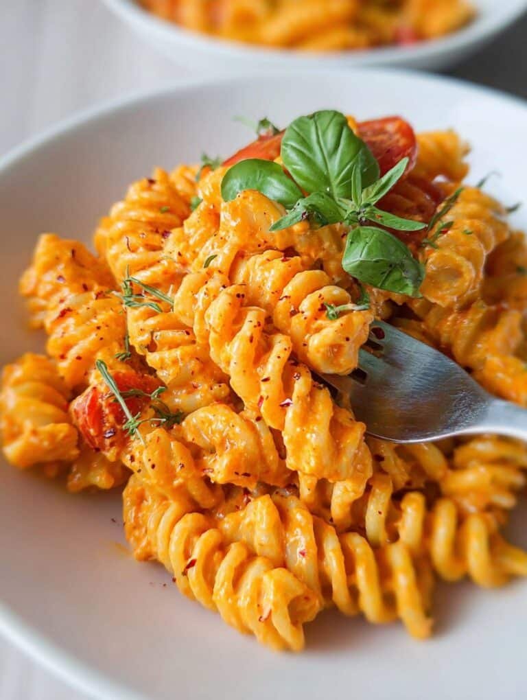 Tomato Cottage Cheese Pasta