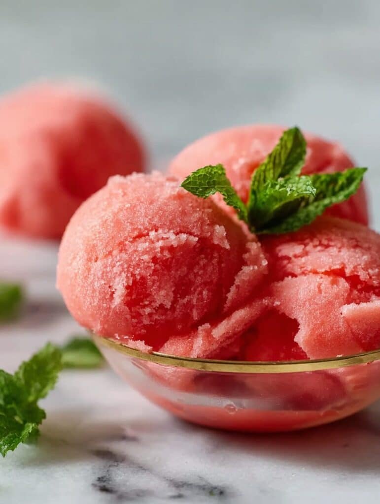 Easy Watermelon Sorbet