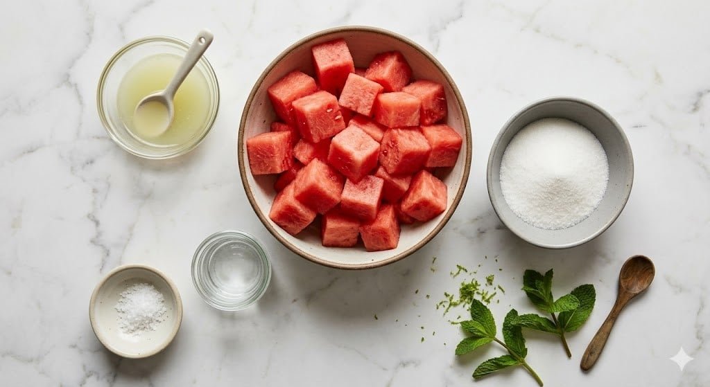 Easy Watermelon Sorbet